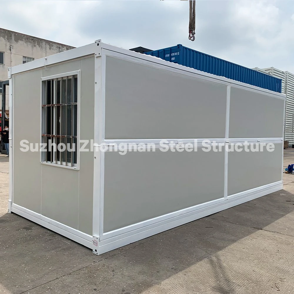 Zhongnan Cheap Simple 20FT Prefabricated Folding Container House for Sale